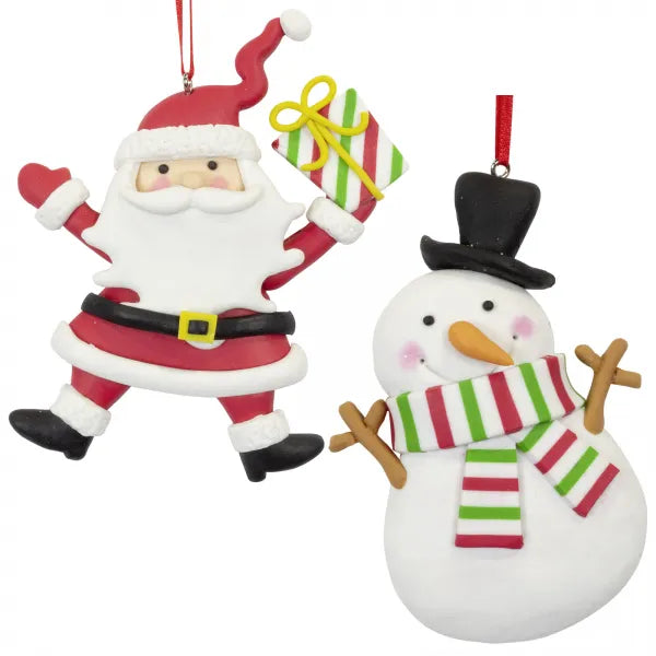 Kersthanger Christmas Paradise - Sneeuwpop 2D