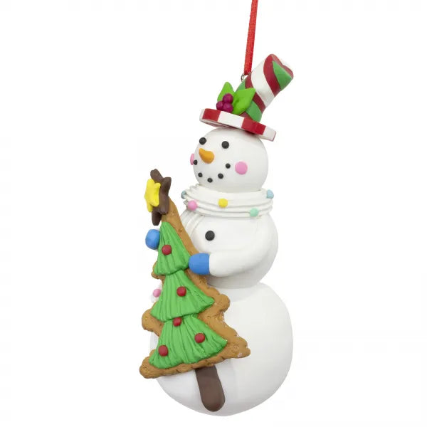 Kersthanger Christmas Paradise - Sneeuwpop 3D kerstboom