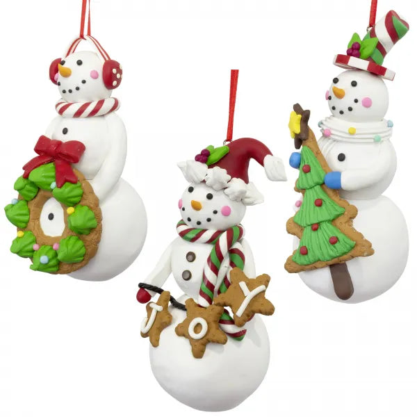 Kersthanger Christmas Paradise - Sneeuwpop 3D slinger