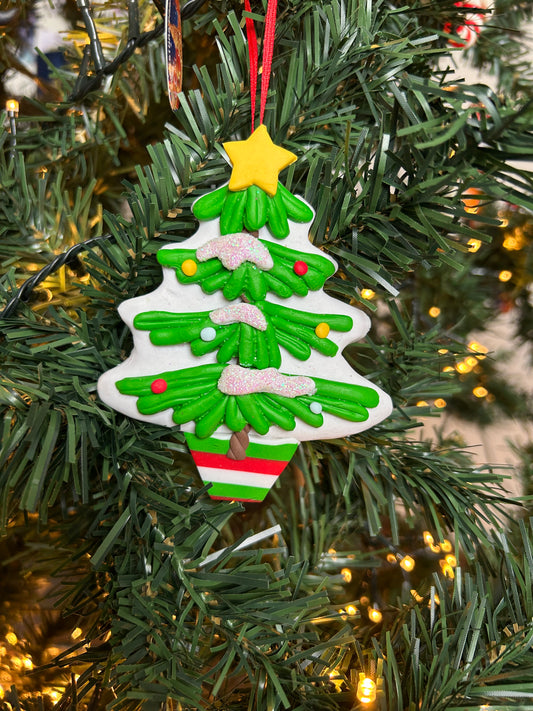 Kersthanger Christmas Paradise - Kerstboom groen lampjes