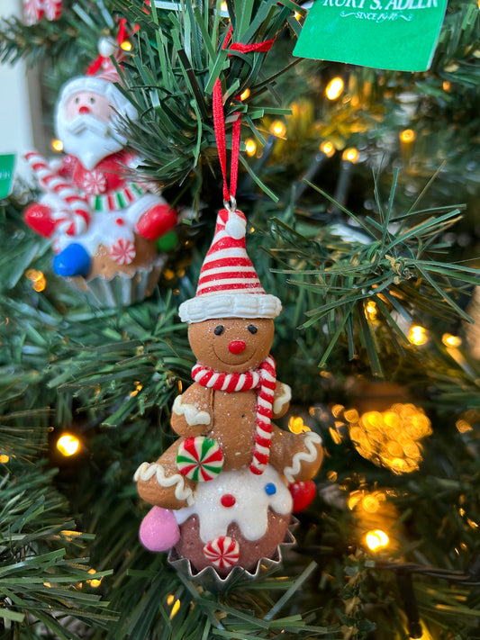 Kurt S. Adler kersthanger - Cupcake Gingerbread