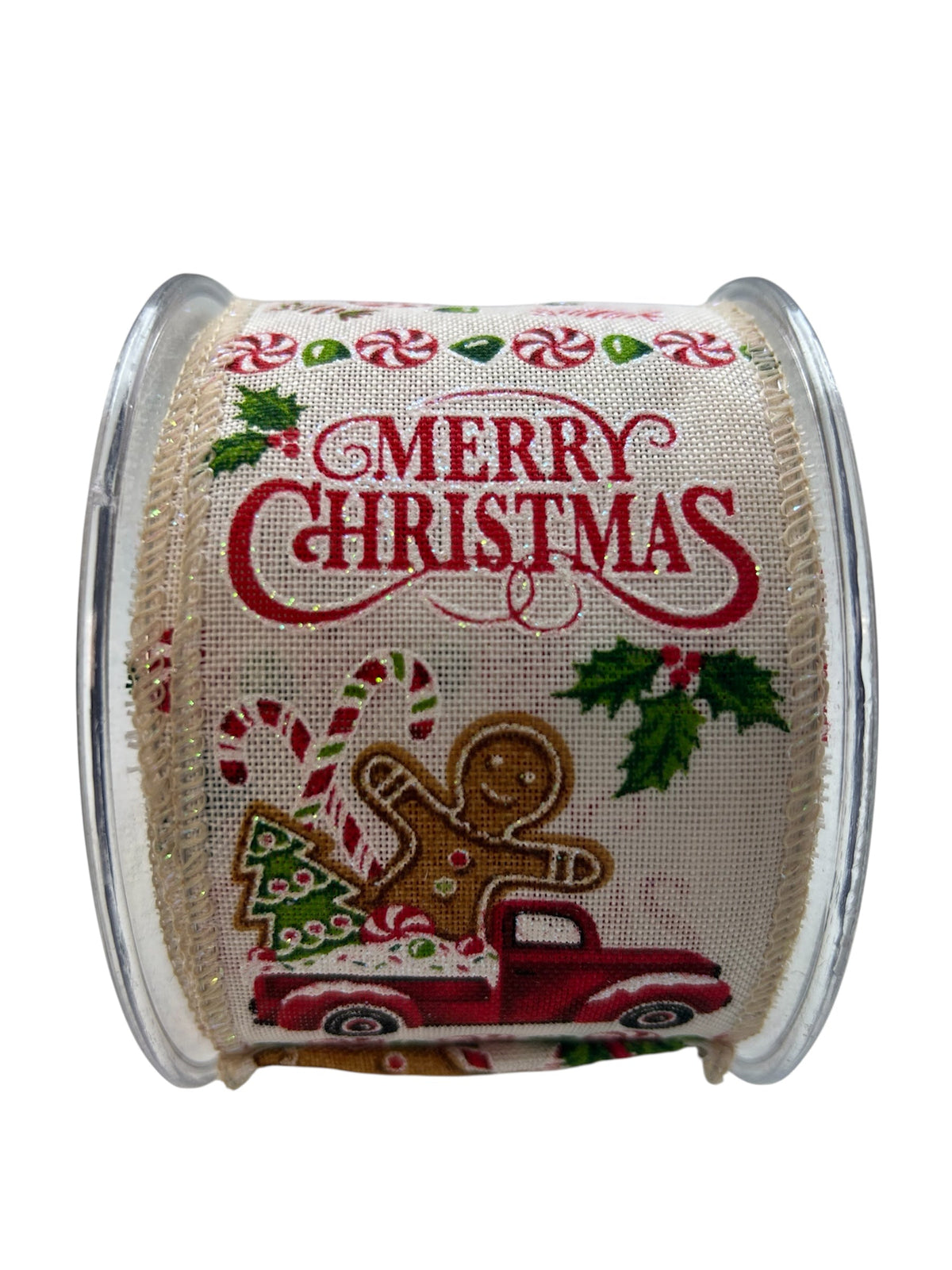 Kerstlint Merry Christmas voor in de kerstboom.