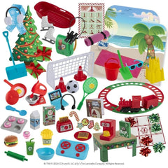 Elf on the Shelf 24 dagen ideeën kit - 70 losse onderdelen