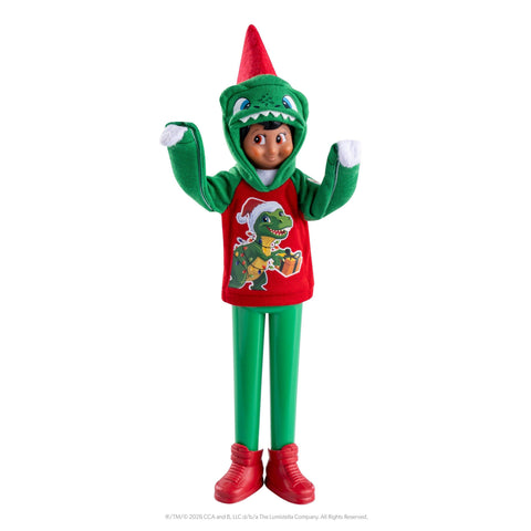 Elf on the Shelf dinosauris dino outfit met Magifreez