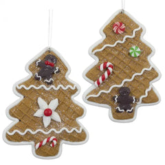 Kersthanger Christmas Paradise - Kerstboom bruin rechte streep