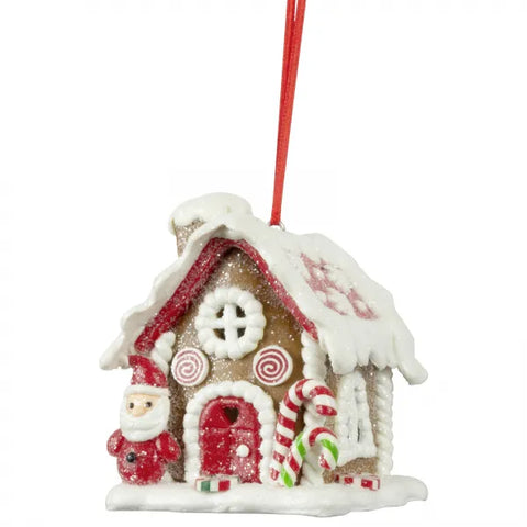Kersthanger Christmas Paradise - Huisje 3D Kerstman