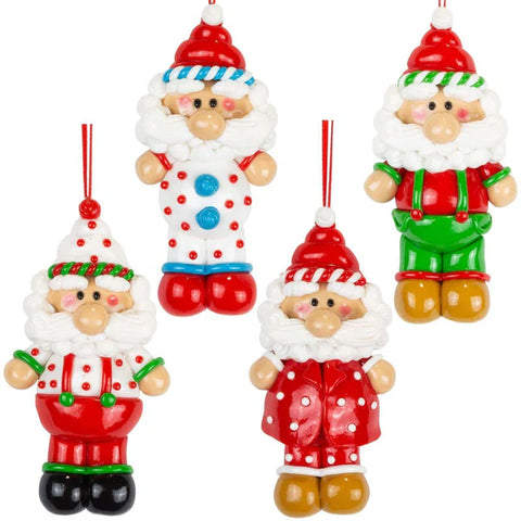 Kerstman - rode tuinbroek
