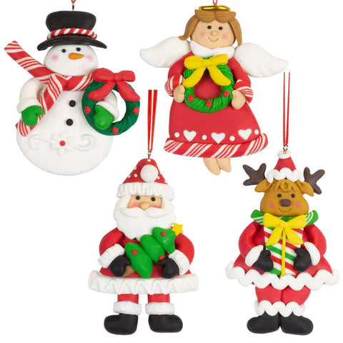 Sneeuwpop 2D - kerstkrans