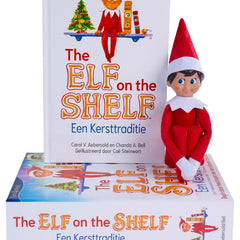 Elf on the shelf boek en pop jongen Nederlands - scout elf - poseable elf - nieuwe elf on the shelf