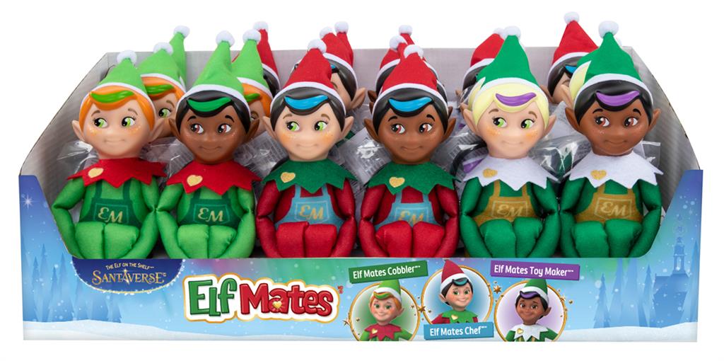 Elf on the shelf Mates - Chef zwart haar