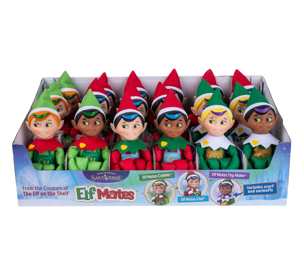 Elf on the shelf Mates - Speelgoedmaker zwart haar*