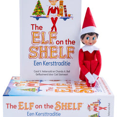 Elf on the shelf boek en pop meisje Nederlands - scout elf - poseable elf - nieuwe elf on the shelf