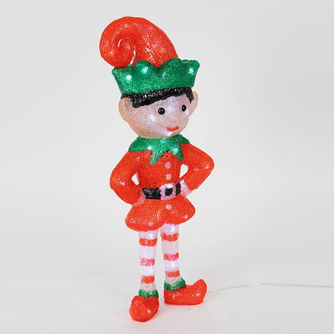 Lichtgevende elf - acryl verlichting - kerst - kerstdecoratie - kerstverlichting