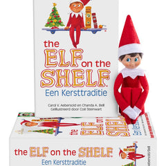 Elf on the shelf boek en pop jongen Nederlands