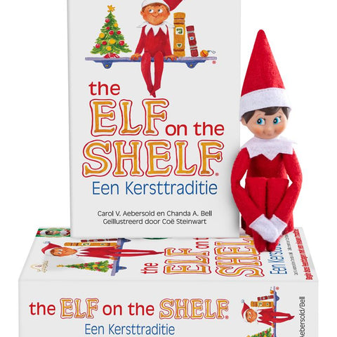 Elf on the shelf boek en pop jongen Nederlands