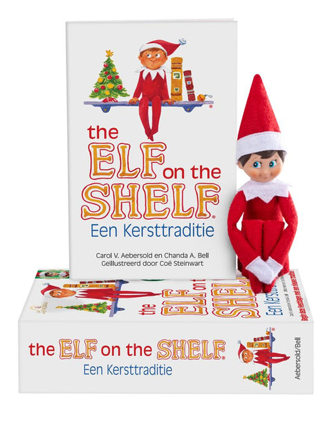 Elf on the shelf boek en pop jongen Nederlands