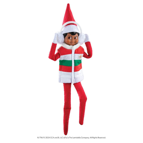Elf on the shelf - Bodywarmer met oorwarmers