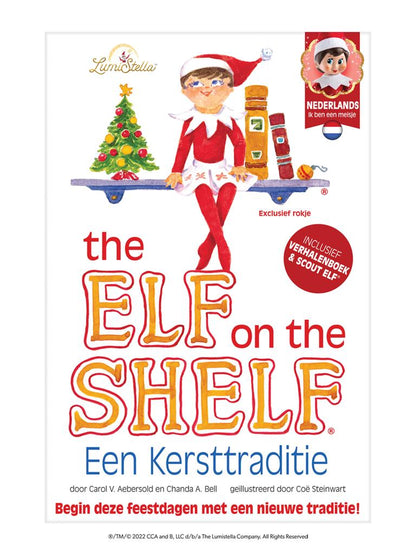 Elf on the shelf meisje + boek Nederlands