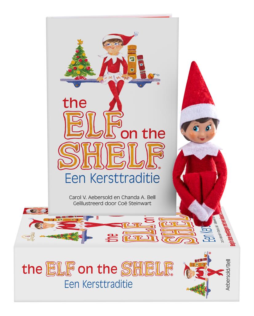 Elf on the shelf boek en pop meisje Nederlands