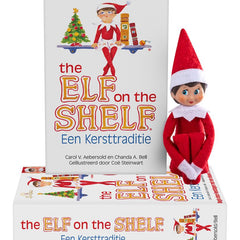 Elf on the shelf boek en pop meisje Nederlands