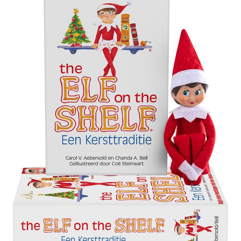 Elf on the shelf boek en pop meisje Nederlands