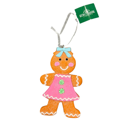 Kurt S. Adler - Gingerbread roze jurk