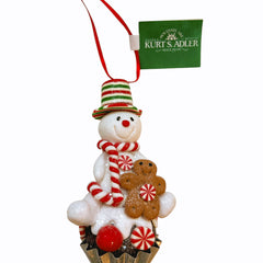 Kurt S. Adler kersthanger - Cupcake sneeuwpop