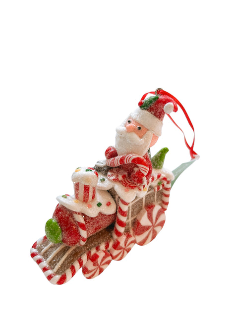 Kurt S. Adler kersthanger - Trein Kerstman groot