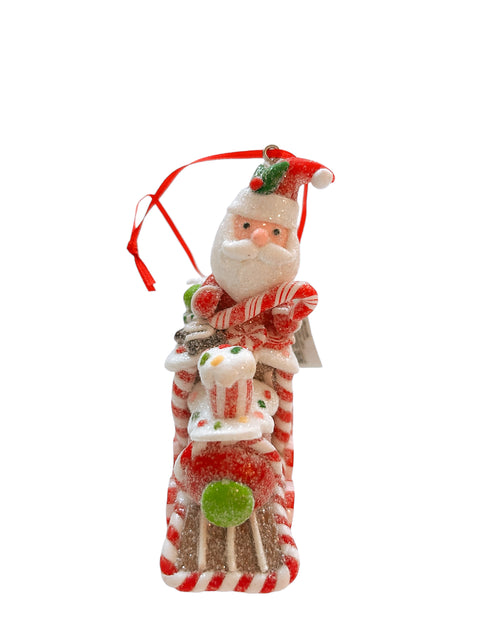 Kurt S. Adler kersthanger - Trein Kerstman groot
