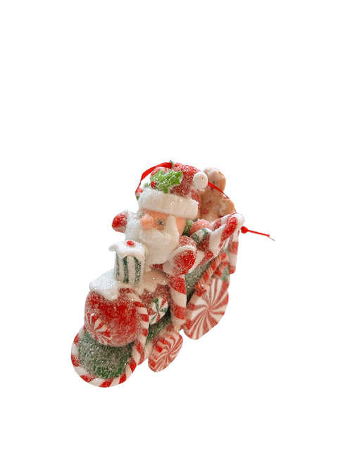 Kurt S. Adler kersthanger - Trein Kerstman klein