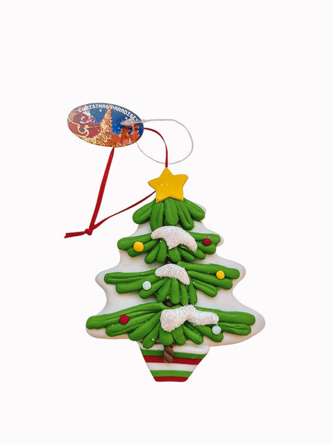 Kersthanger Christmas Paradise - Kerstboom groen lampjes