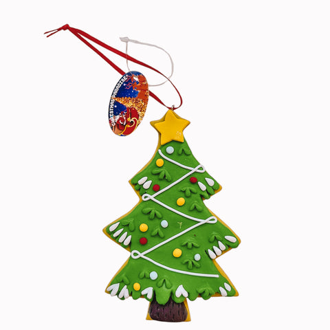 Kersthanger Christmas Paradise - Kerstboom groen slinger en lampjes