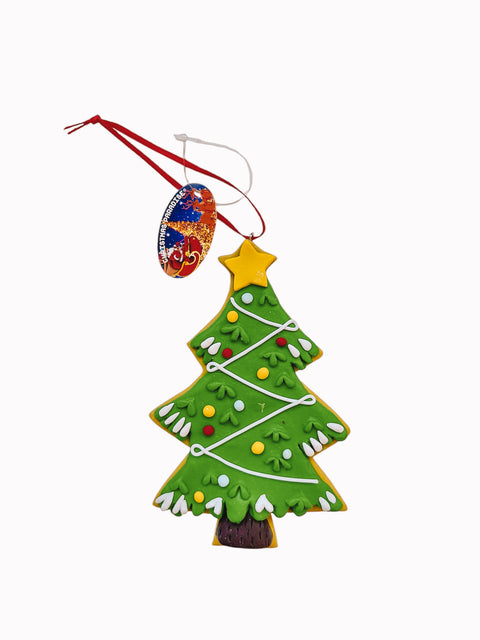 Kersthanger Christmas Paradise - Kerstboom groen slinger en lampjes