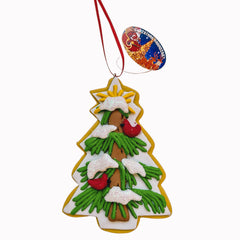 Kersthanger Christmas Paradise - Kerstboom groen vogeltjes
