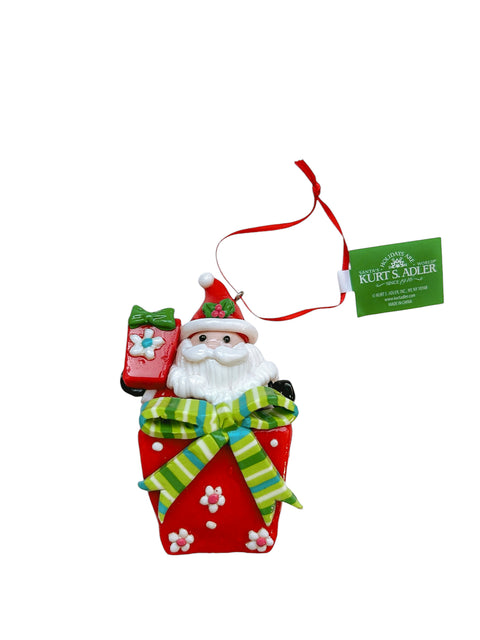 Kurt S. Adler kersthanger - Cadeau Kerstman