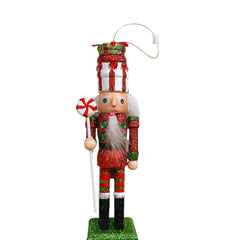 Kurt S. Adler kersthanger - Notenkraker Hollywood cadeau groen/rood