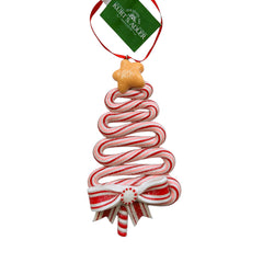 Kurt S. Adler kersthanger - Peppermint kerstboom roze/rood