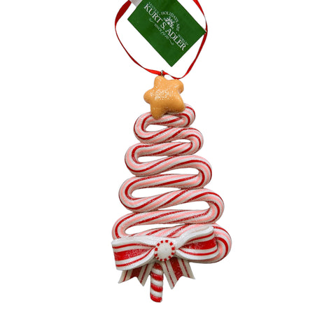 Kurt S. Adler kersthanger - Peppermint kerstboom roze/rood