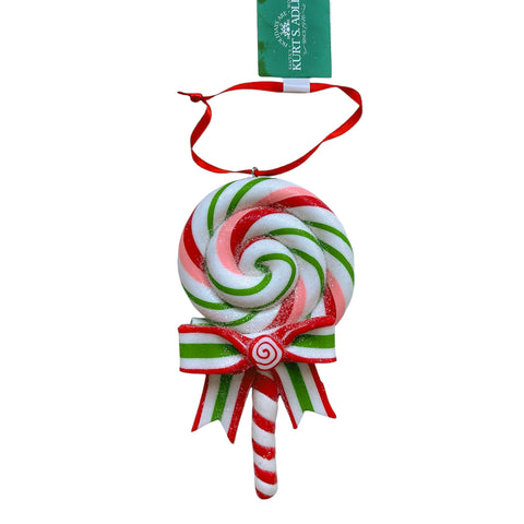 Kurt S. Adler kersthanger - Peppermint lolly rood/groen