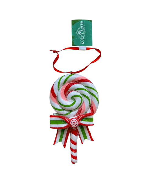 Kurt S. Adler kersthanger - Peppermint lolly rood/groen