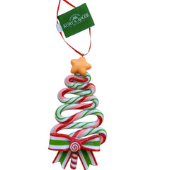 Kurt S. Adler kersthanger - Peppermint kerstboom rood/groen