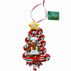 Kurt S. Adler kersthanger - Gingerbread peppermint kerstboom