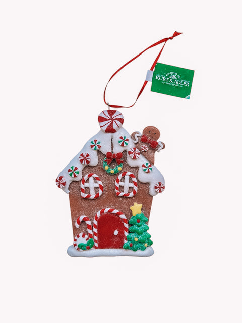 Kersthanger Kurt S. Adler - Huisje Gingerbread