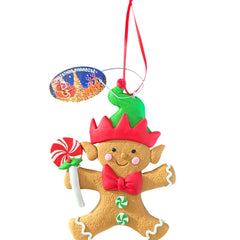 Gingerbread elf - lolly