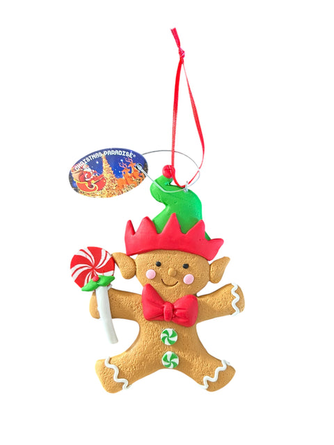Gingerbread elf - lolly