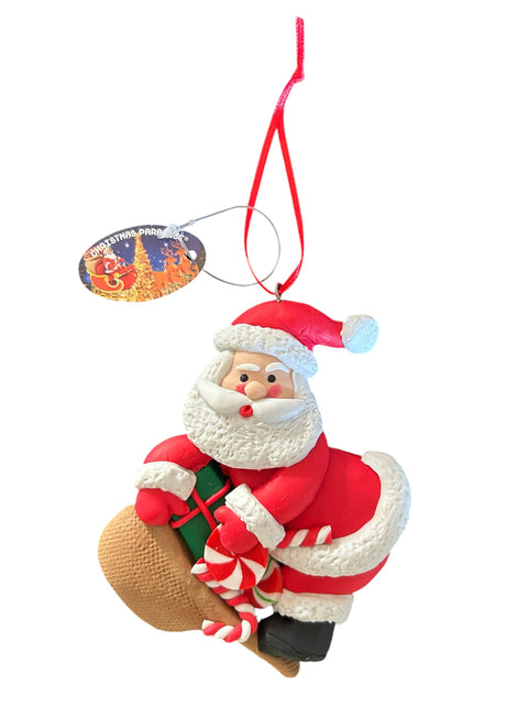 Kerstman cadeauzak - bruin