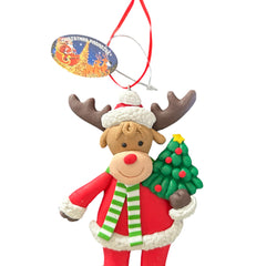 Rendier kerstmuts - kerstboom
