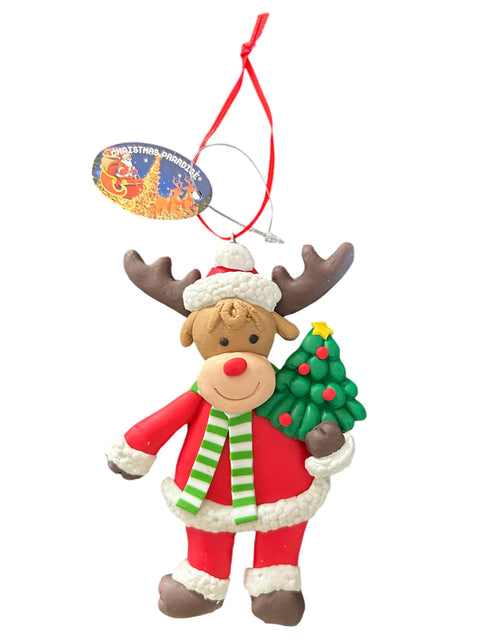 Rendier kerstmuts - kerstboom