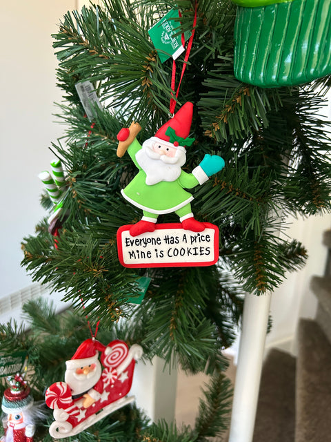 Kurt S. Adler - Kerstman chef groen
