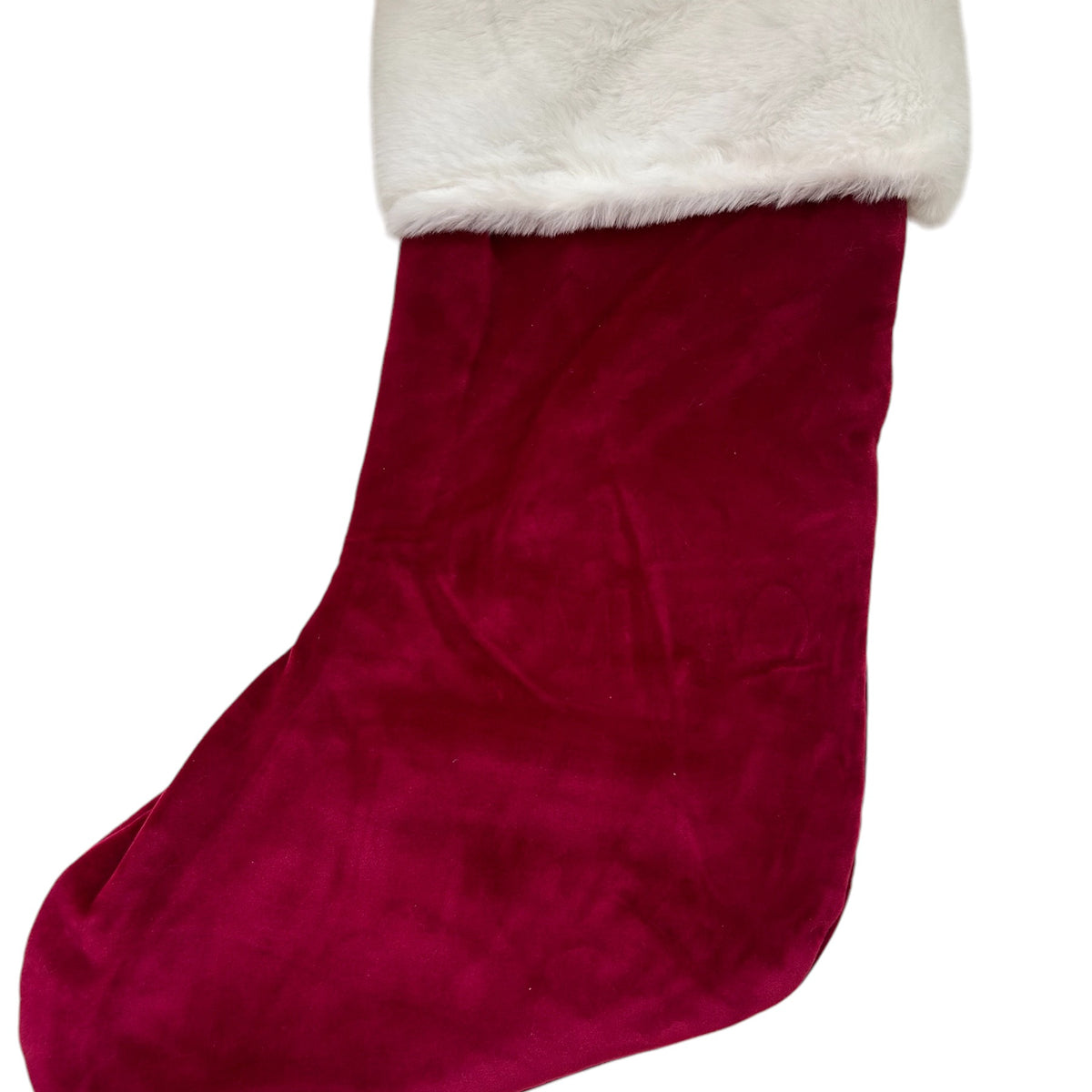 Kerstsok/stocking Merry Christmas groot